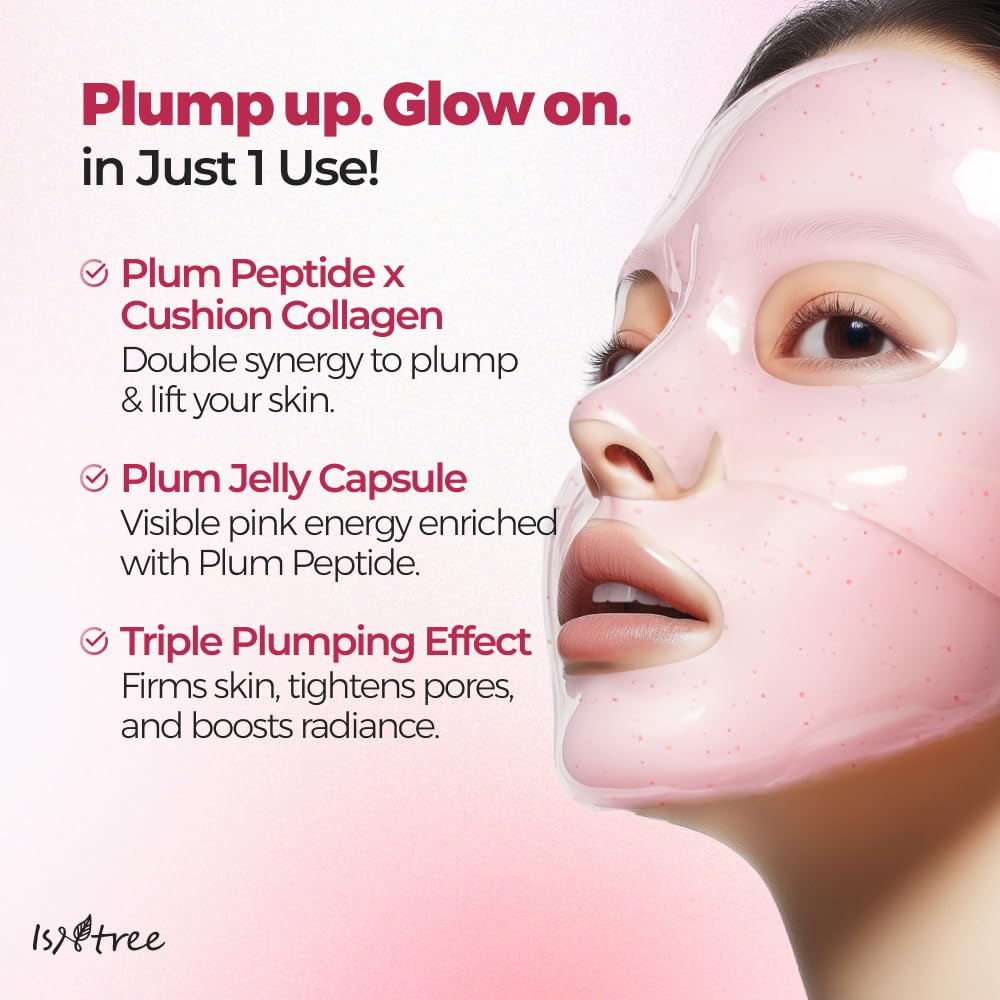 Isntree Plum Peptide Plumping Gel Mask
