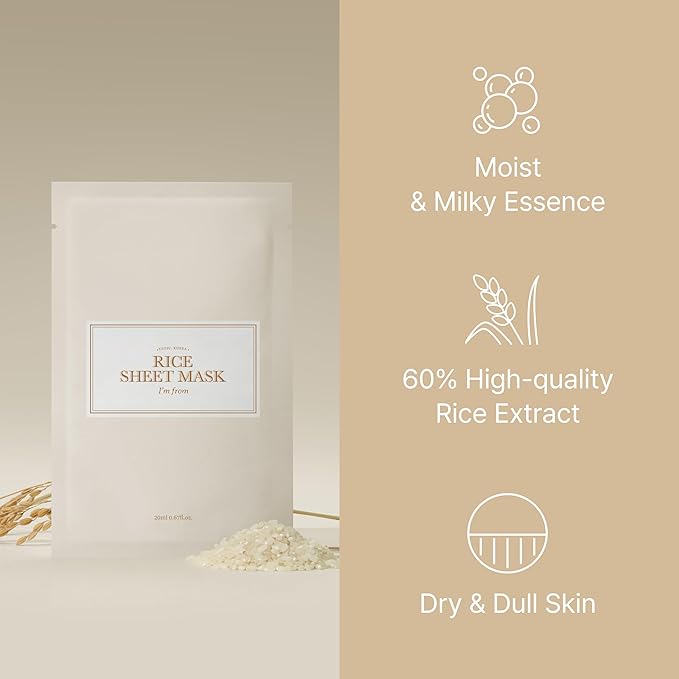 I'm From - Rice Sheet Mask – skinbeat.