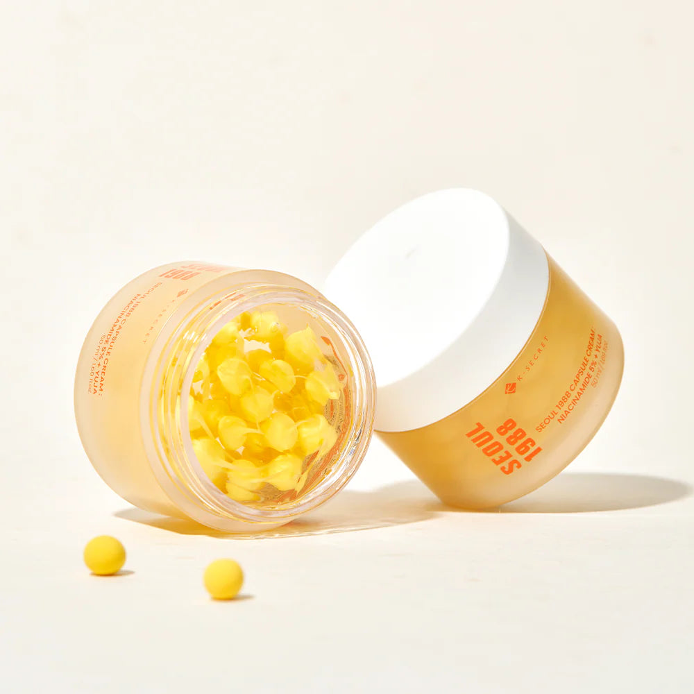 K-SECRET SEOUL 1988 Capsule Cream: Niacinamide 5% + Yuja