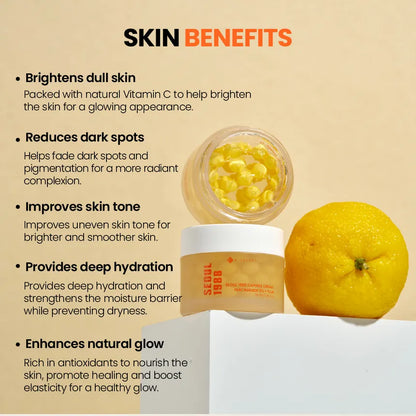 SEOUL 1988 Capsule Cream: Niacinamide 5% + Yuja