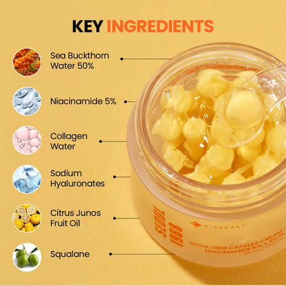 SEOUL 1988 Capsule Cream: Niacinamide 5% + Yuja