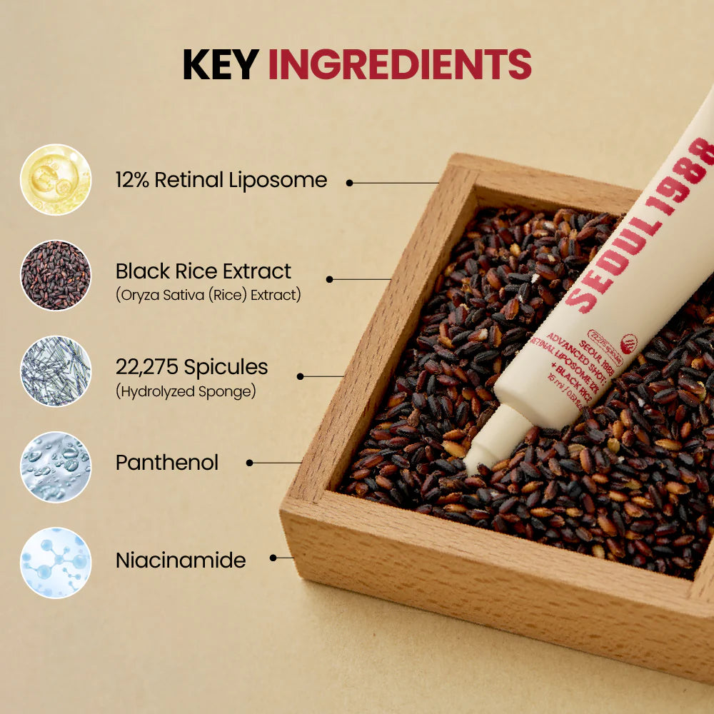 SEOUL 1988 Advanced Shot: Retinal Liposome 12% + Black Rice