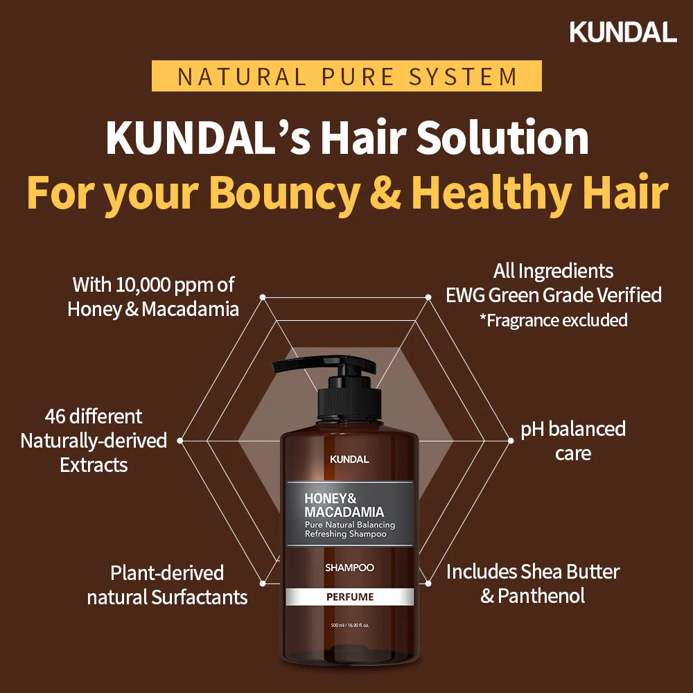 KUNDAL Honey & Macadamia Shampoo