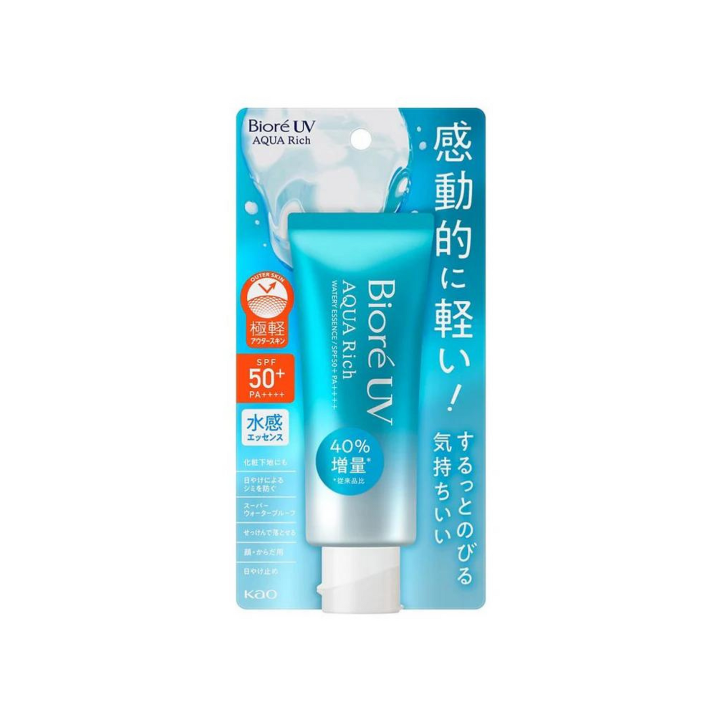 Bioré UV Aqua Rich Watery Essence SPF50+ PA++++