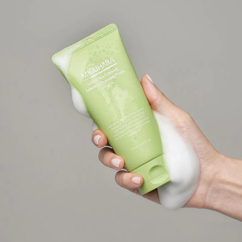 MIGUHARA Green Tea Calming Essence Cleansing Foam