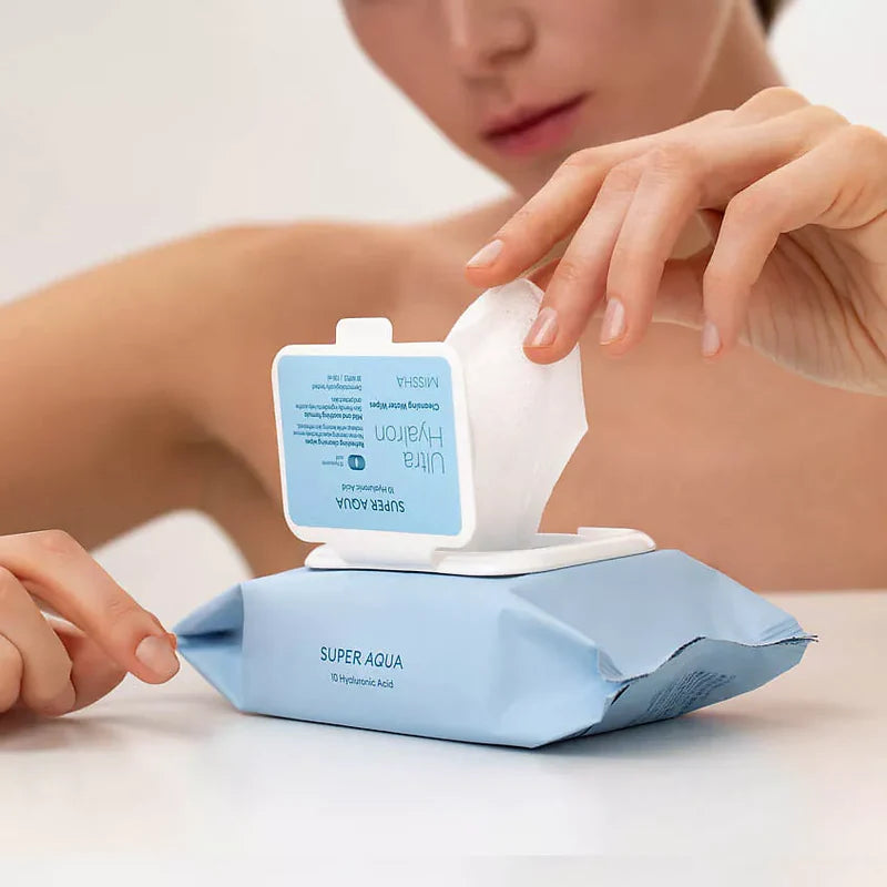 MISSHA Super Aqua Ultra Hyalron Cleansing Water Wipes