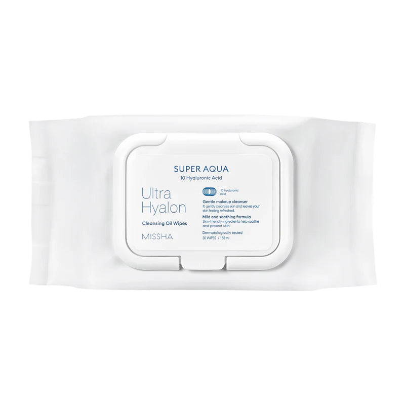 MISSHA Super Aqua Ultra Hyalron Cleansing Oil Wipes