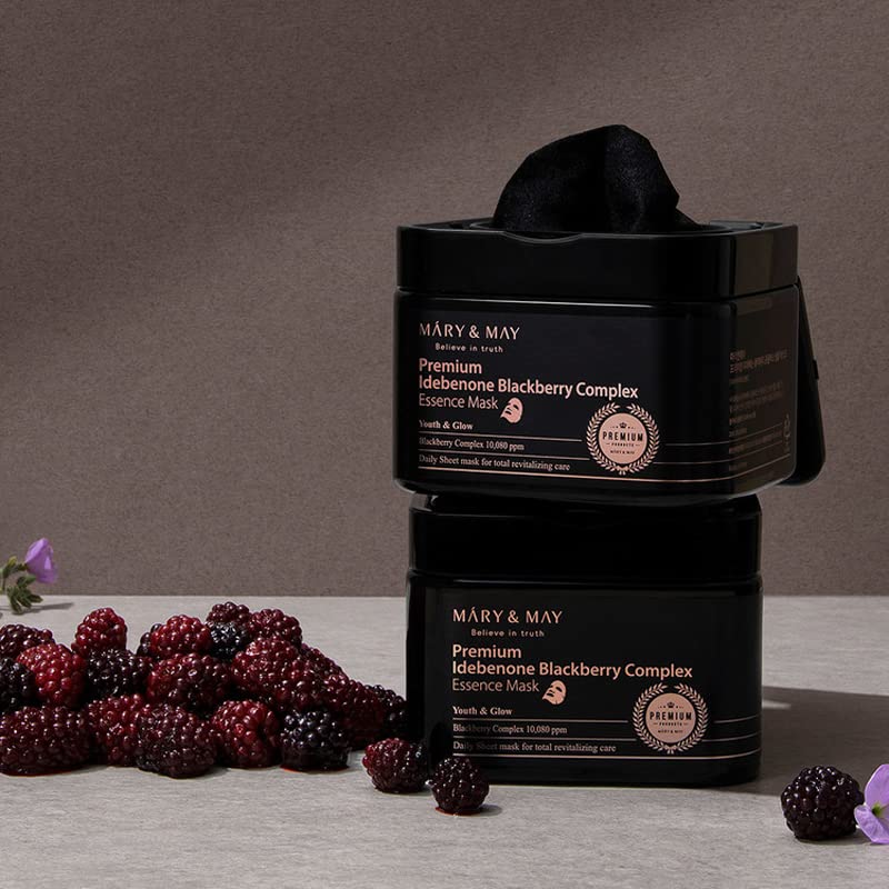Mary & May Essence crémeuse pour le visage Vegan Blackberry Complex Cream Essence - Essences Mary & May Essence crémeuse pour le visage Vegan Blackberry Complex Cream Essence - Essences