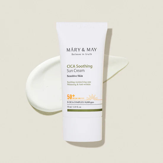 Mary & May CICA Soothing Sun Cream SPF50+ PA++++