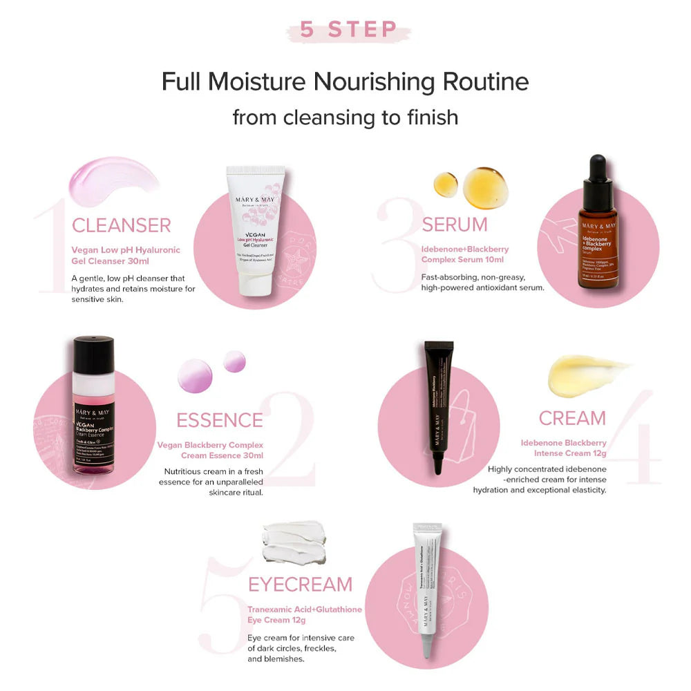 Mary & May Intense Moisture Care Travel Kit