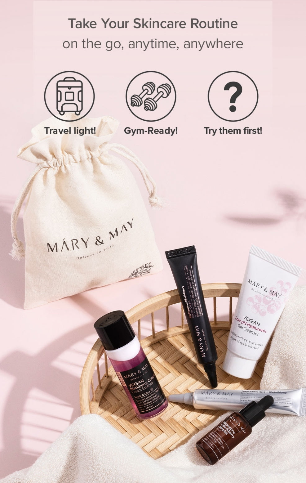 Mary & May Intense Moisture Care Travel Kit