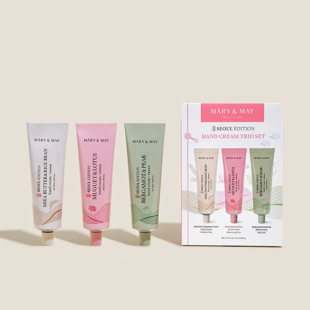 Mary & May Seoul Edition Hand Cream Trio Set