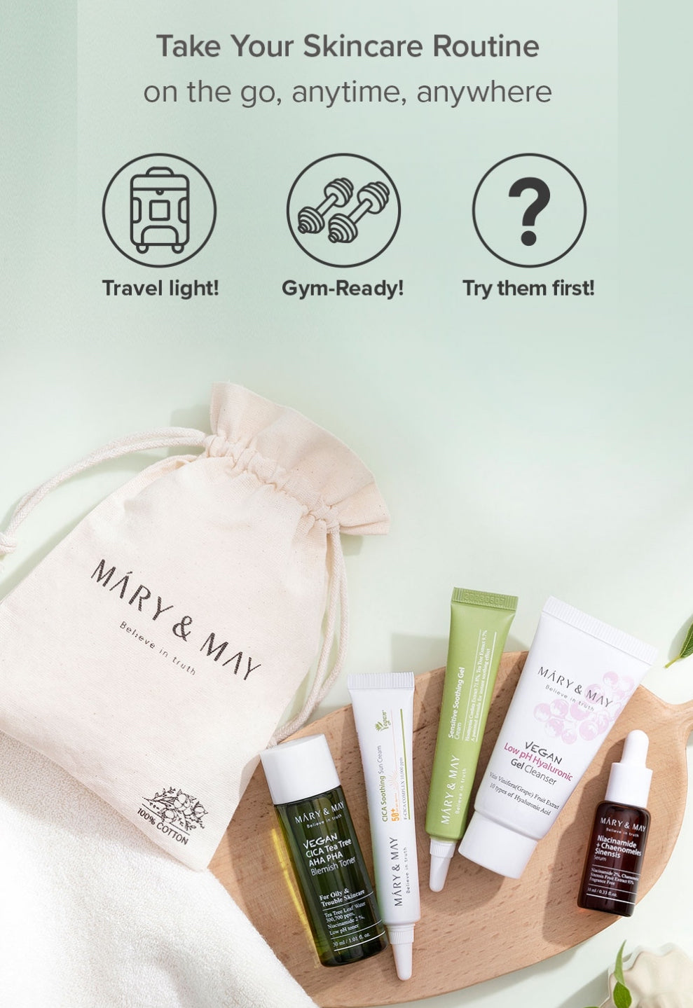 Mary & May Soothing Trouble Care Travel Kit