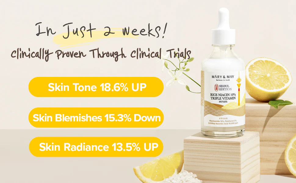 Mary & May Seoul Edition Rice Niacin 10% Triple Vitamin Serum
