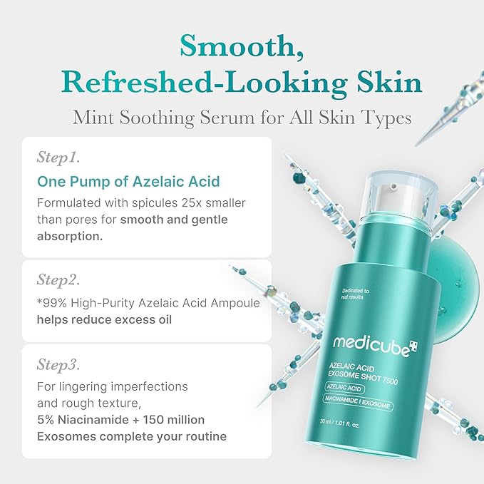 medicube - Azelaic Acid Exosome Shot 7500 – skinbeat.