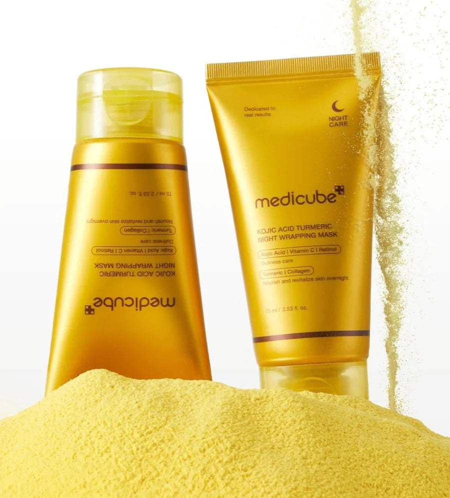 medicube - Kojic Acid Turmeric Night Wrapping Mask – skinbeat.
