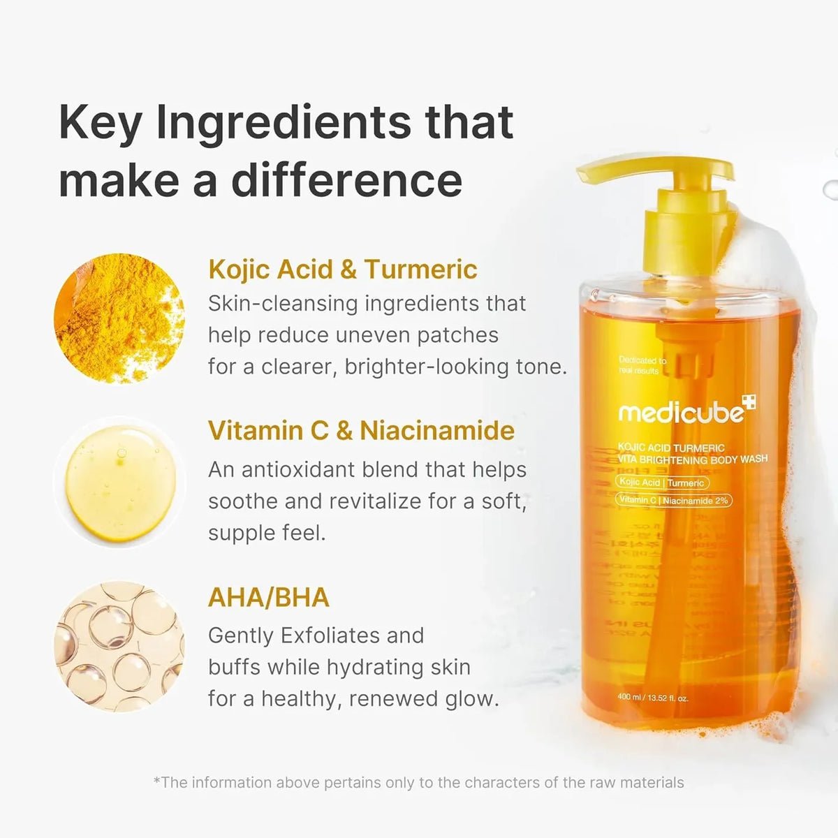 medicube Kojic Acid Turmeric Vita Brightening Body Wash