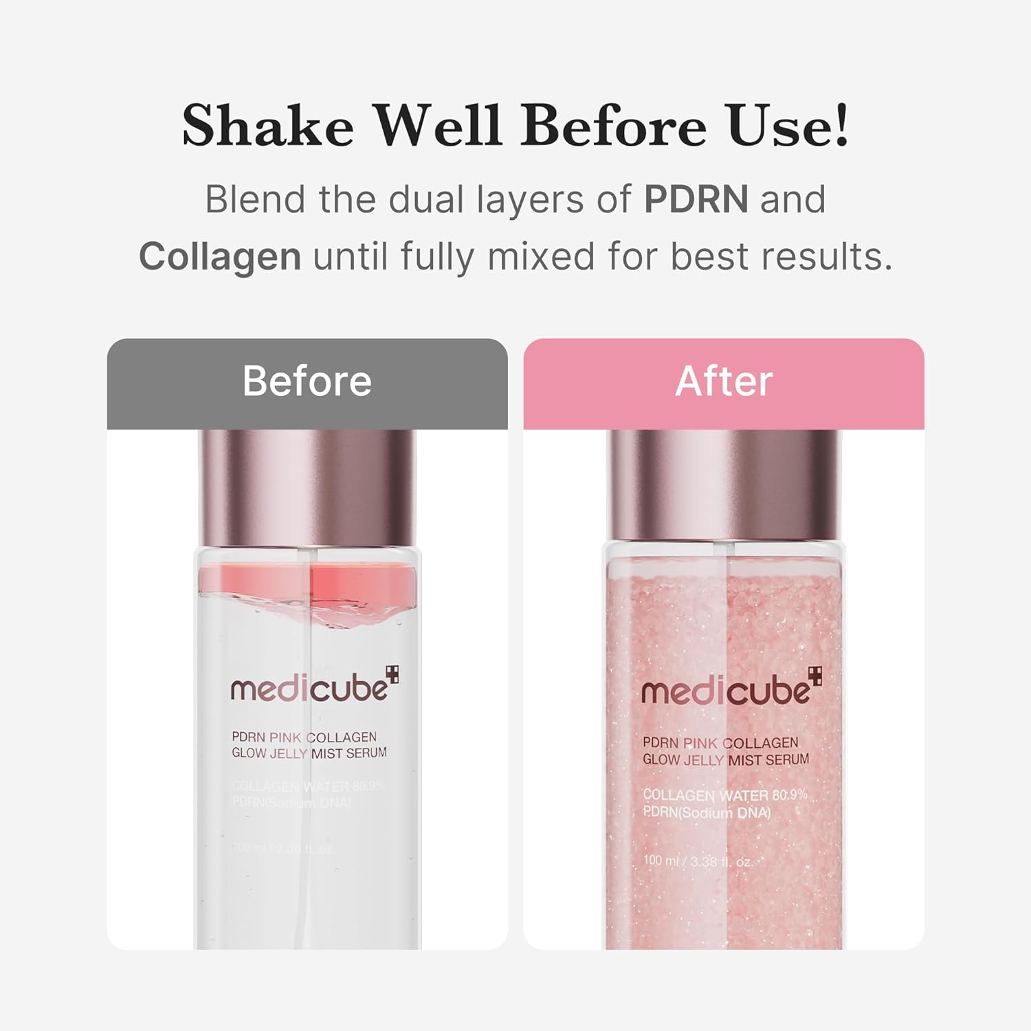 medicube - PDRN Pick Collagen Glow Jelly Mist Serum – skinbeat.