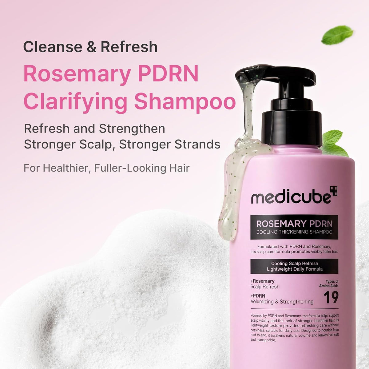 medicube Rosemary PDRN Cooling Thickening Shampoo