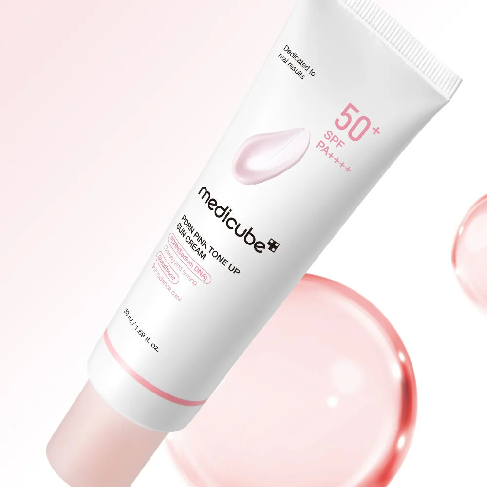 medicube PDRN Pink Tone Up Sun Cream SPF50+ PA++++