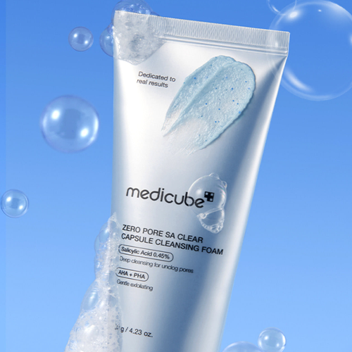 medicube Zero Pore SA Clear Capsule Cleansing Foam