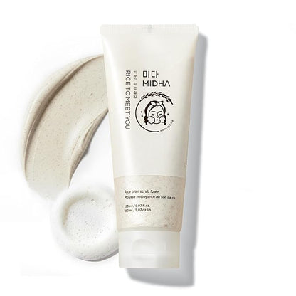 Rice Bran Scrub Foam