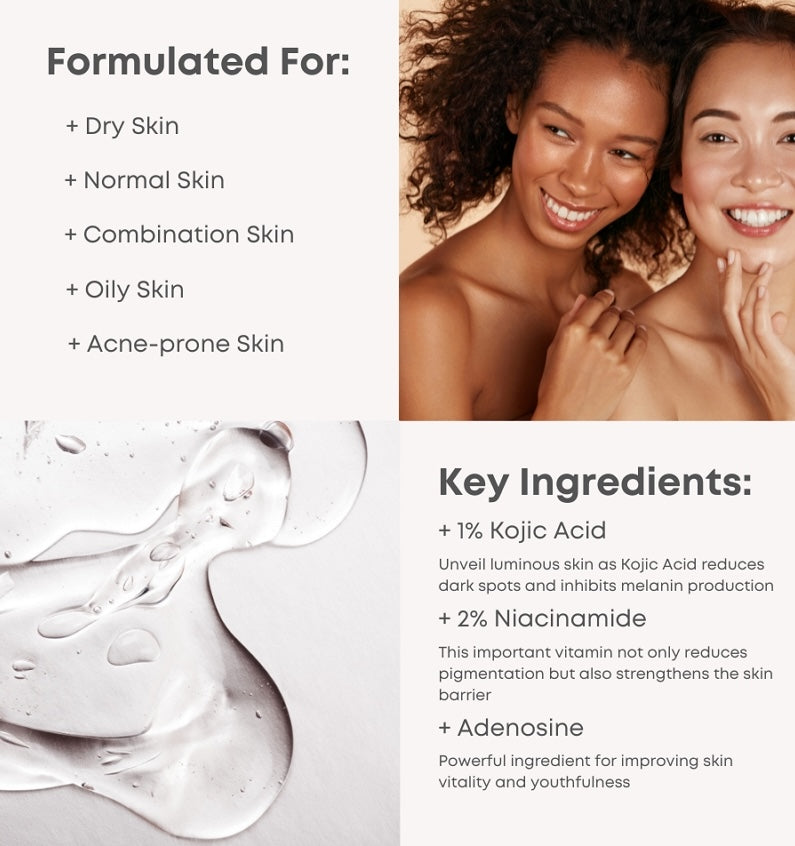 NINE LESS B-Boost 1% Kojic Acid Toner