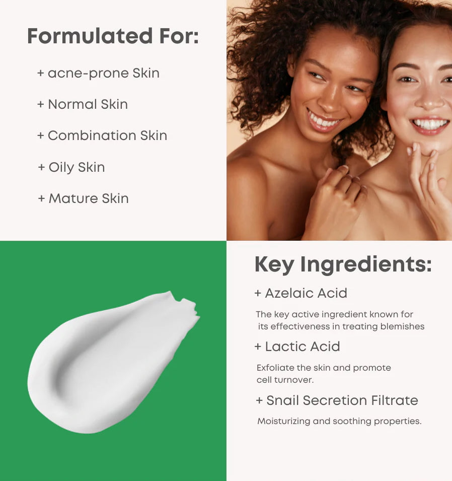 NINE LESS A-Control Azelaic Acid Cream