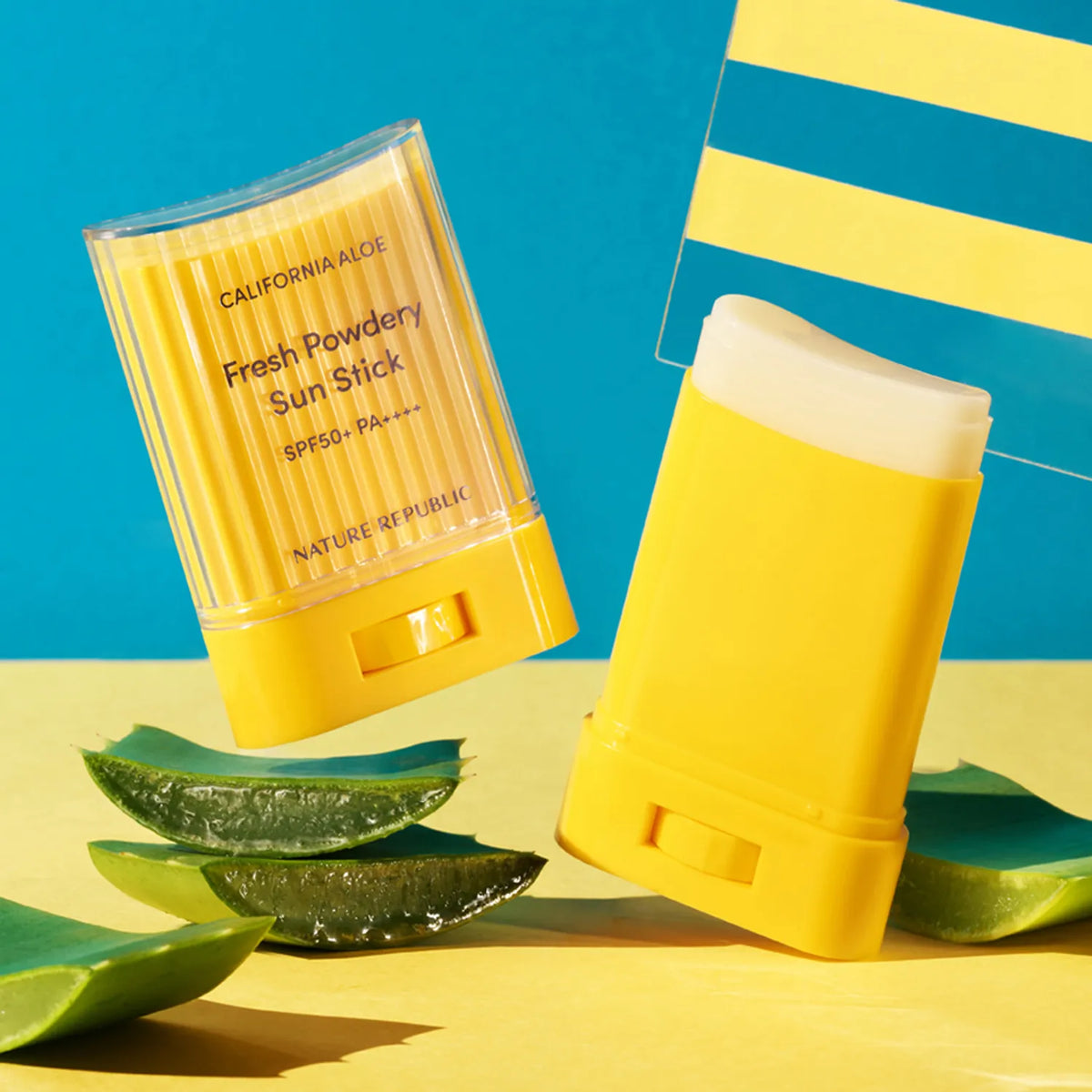 NATURE REPUBLIC California Aloe Fresh Powdery Sun Stick SPF50+ PA++++
