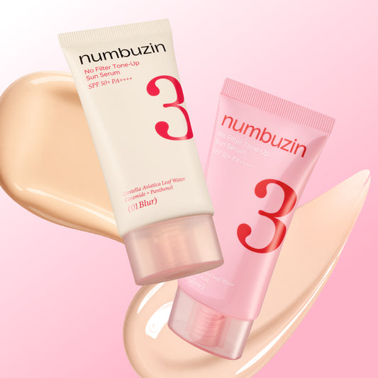No.3 No Filter Tone-Up Sun Serum (2 Types)