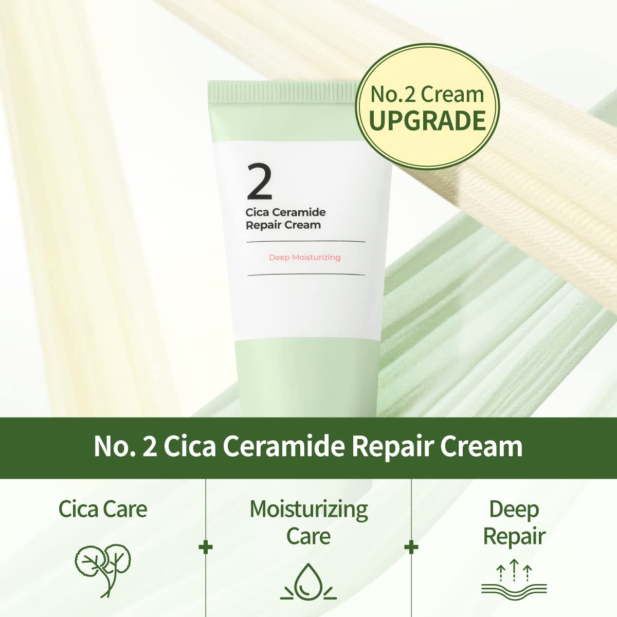 numbuzin No.2 Cica Ceramide Repair Cream
