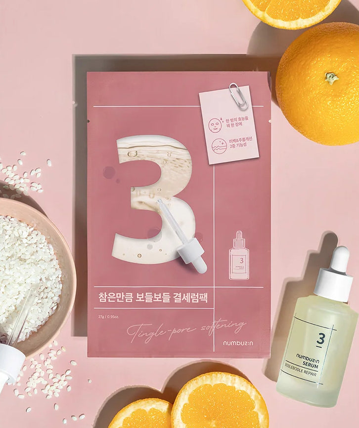 numbuzin No.3 Tingle-Pore Softening Sheet Mask