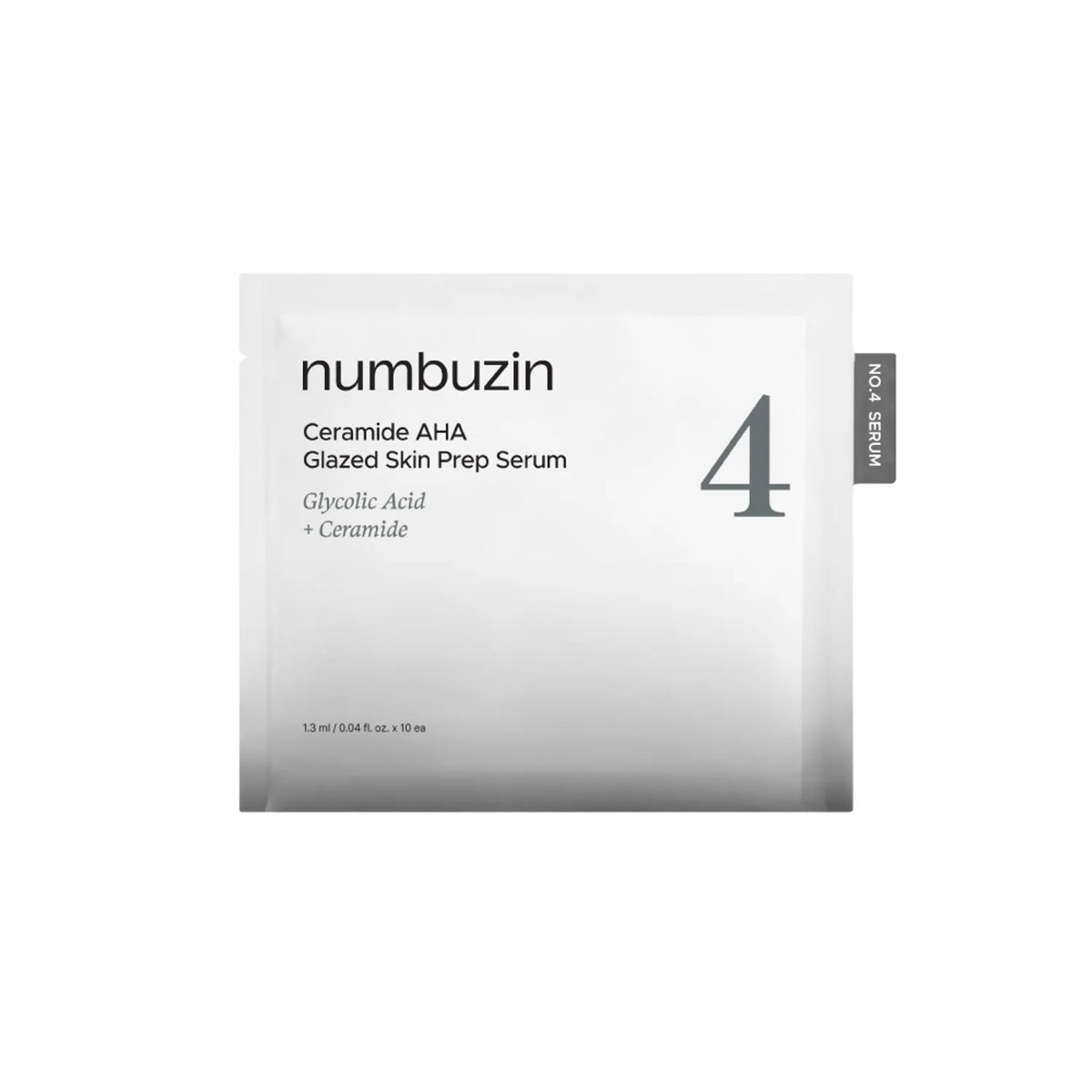 numbuzin No.4 Ceramide AHA Glazed Skin Prep Serum
