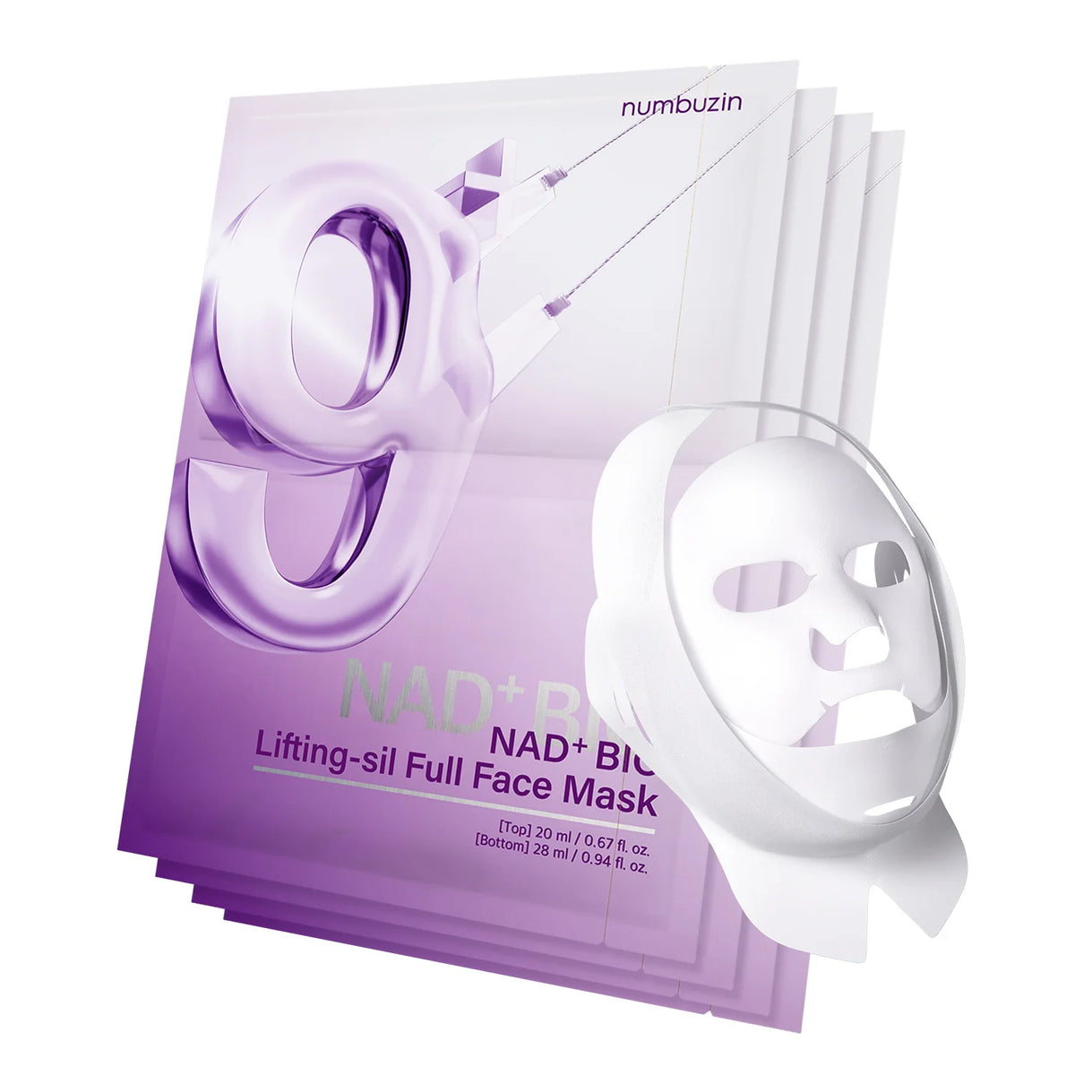numbuzin No.9 NAD+ Bio Lifting-sil Full Face Mask