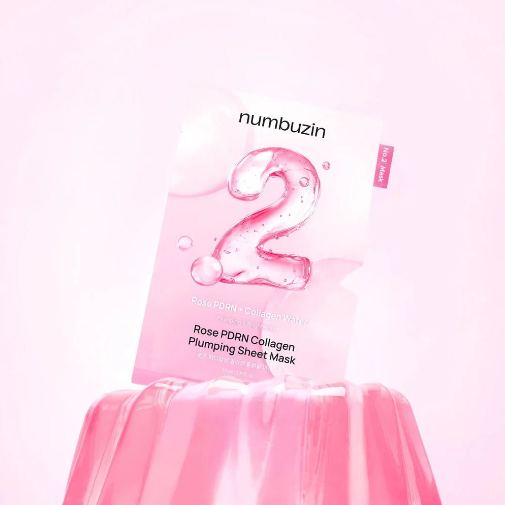 numbuzin No.2 Rose PDRN Collagen Plumping Sheet Mask