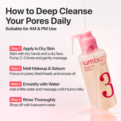 No.3 Bifida Bakuchiol Zero Pore Cleansing Oil