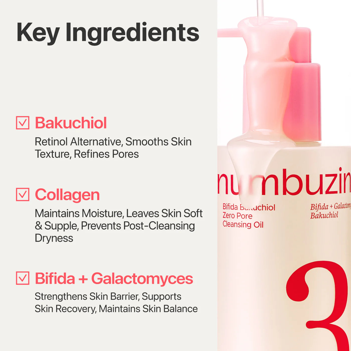 No.3 Bifida Bakuchiol Zero Pore Cleansing Oil