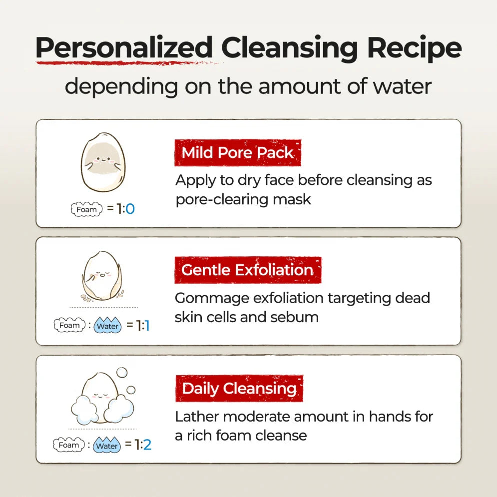 numbuzin No.3 Rice Enzyme Skin Softening Cleansing Foam