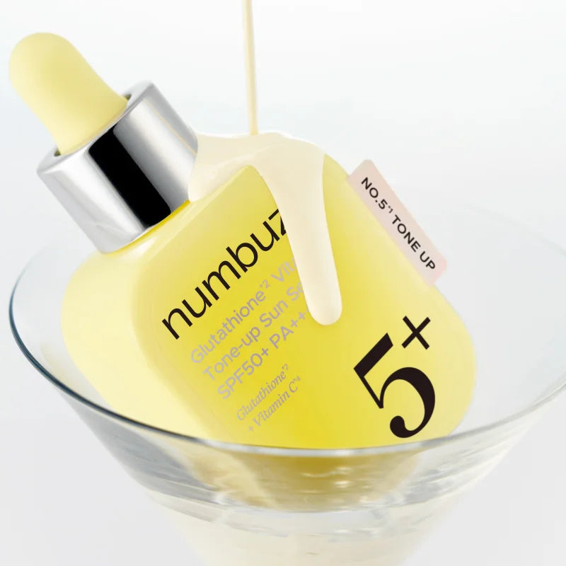 numbuzin No.5 Glutathione Vitamin Tone-Up Sun Serum SPF50+ PA++++