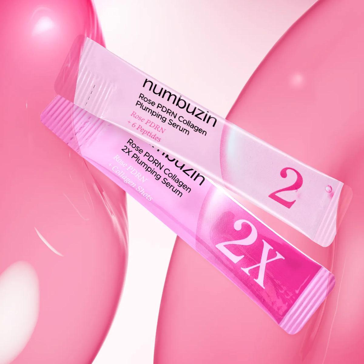 numbuzin No.2 Rose PDRN Collagen Plumping Serum Duo (Trial Size)