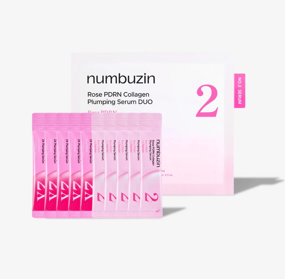 numbuzin No.2 Rose PDRN Collagen Plumping Serum Duo (Trial Size)