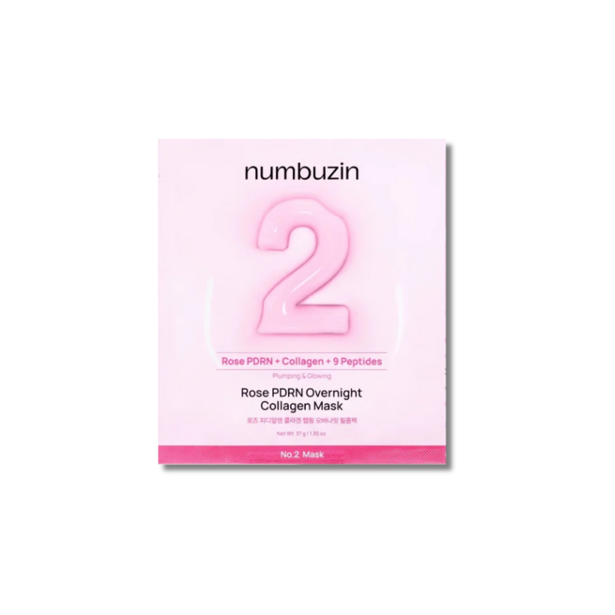numbuzin No.2 Rose PDRN Overnight Collagen Mask