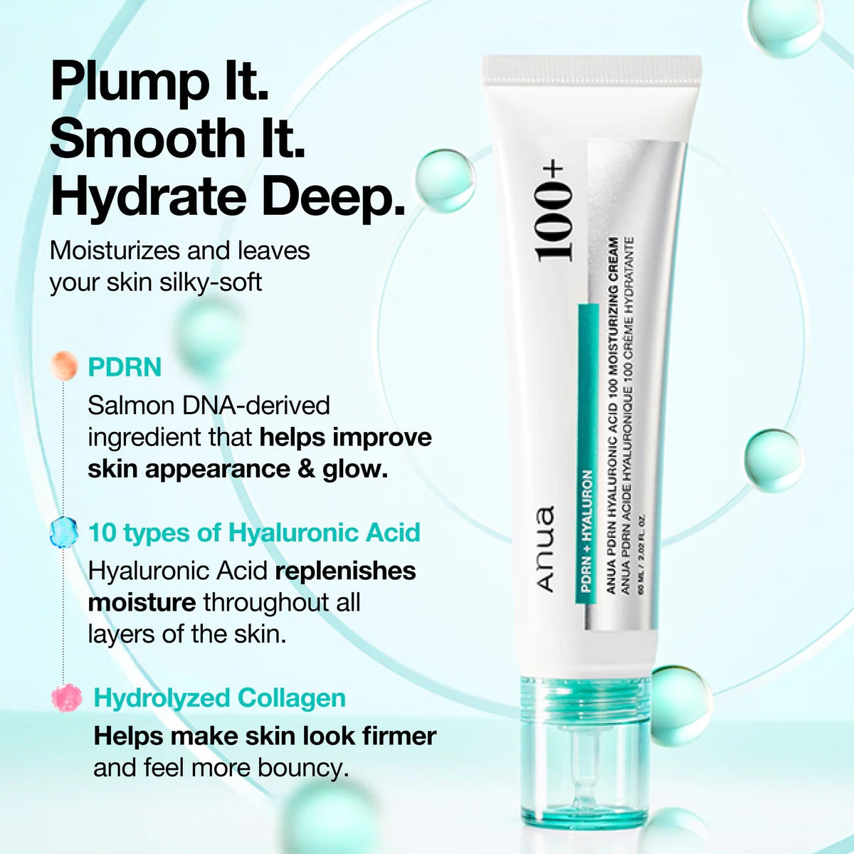 PDRN Hyaluronic Acid 100 Moisturizing Cream