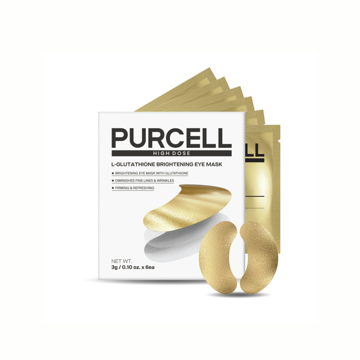 PURCELL L-Glutathione Brightening Eye Mask