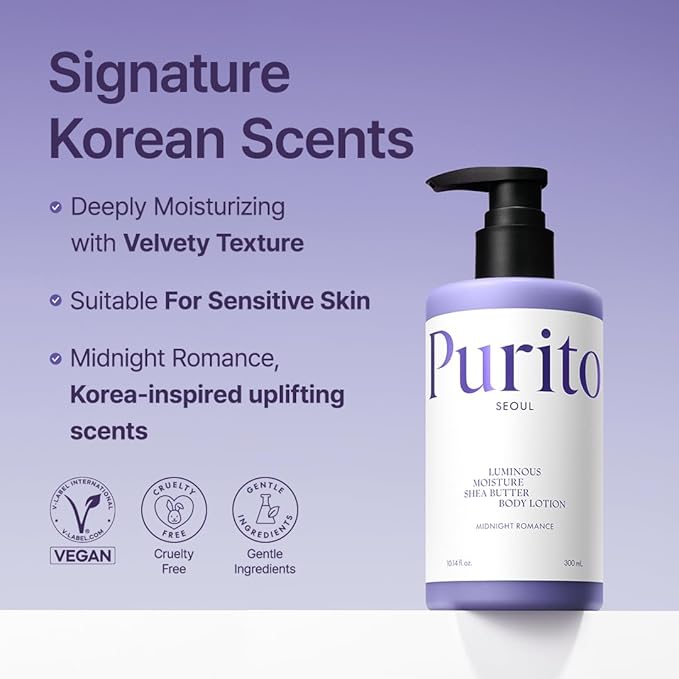 PURITO Seoul Luminous Moisture Shea Butter Body Lotion