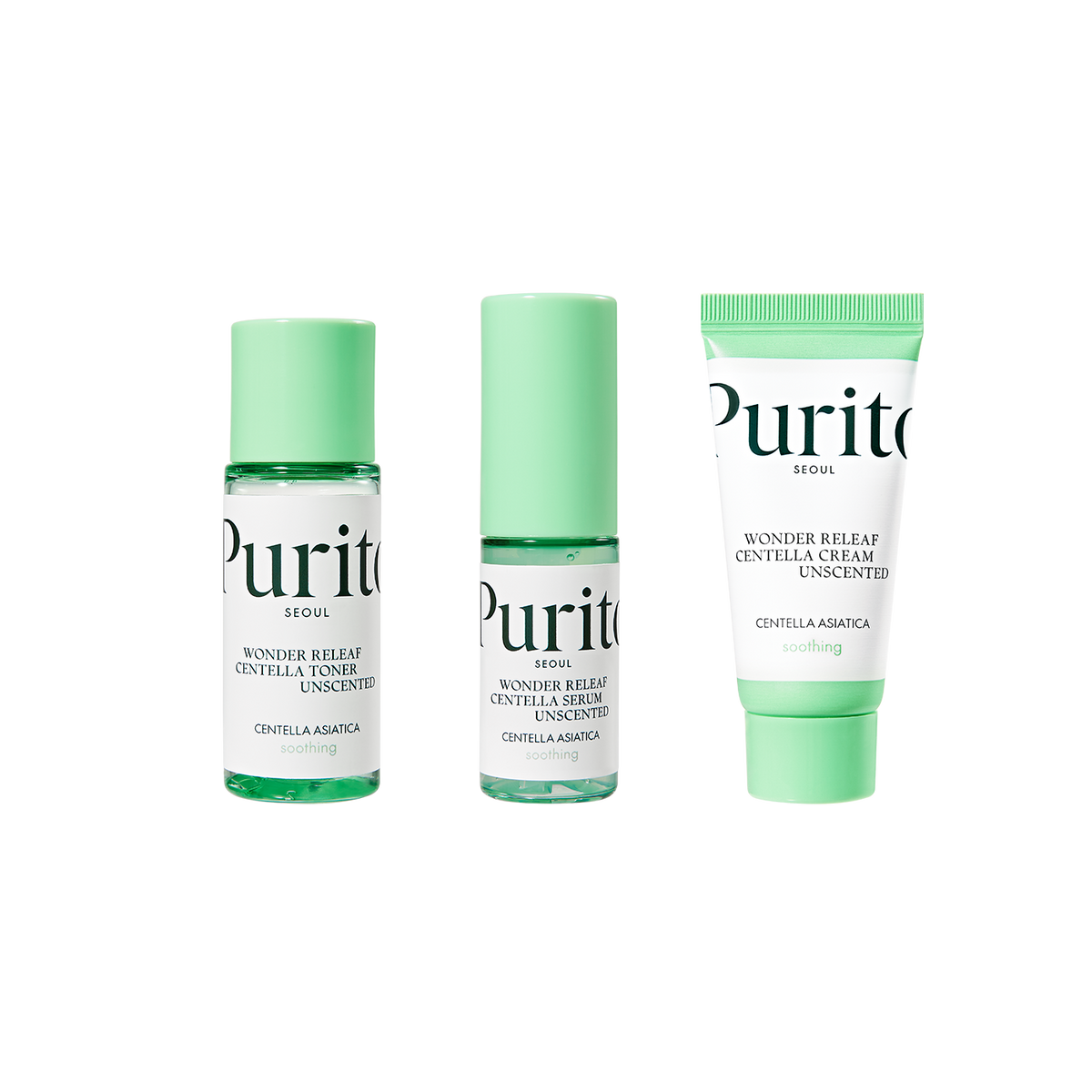 PURITO Seoul Wonder Releaf Centella Mini Kit Unscented
