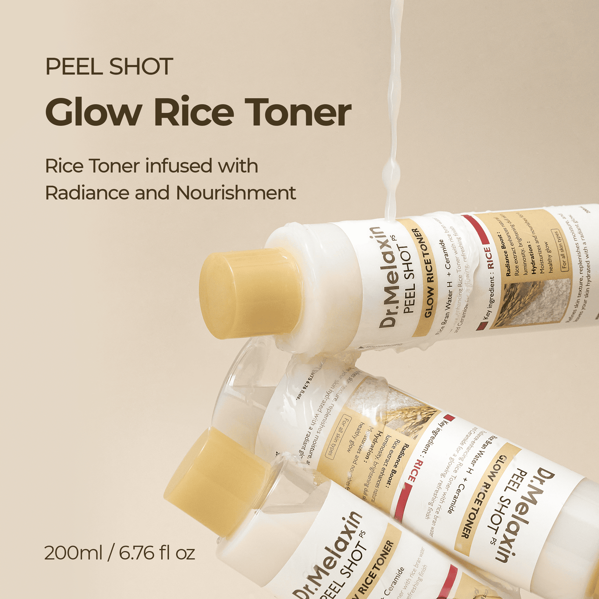 Dr.Melaxin Peel Shot Glow White Rice Toner