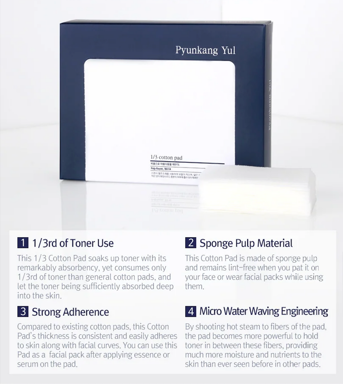 Pyunkang Yul 1/3 Cotton Pad