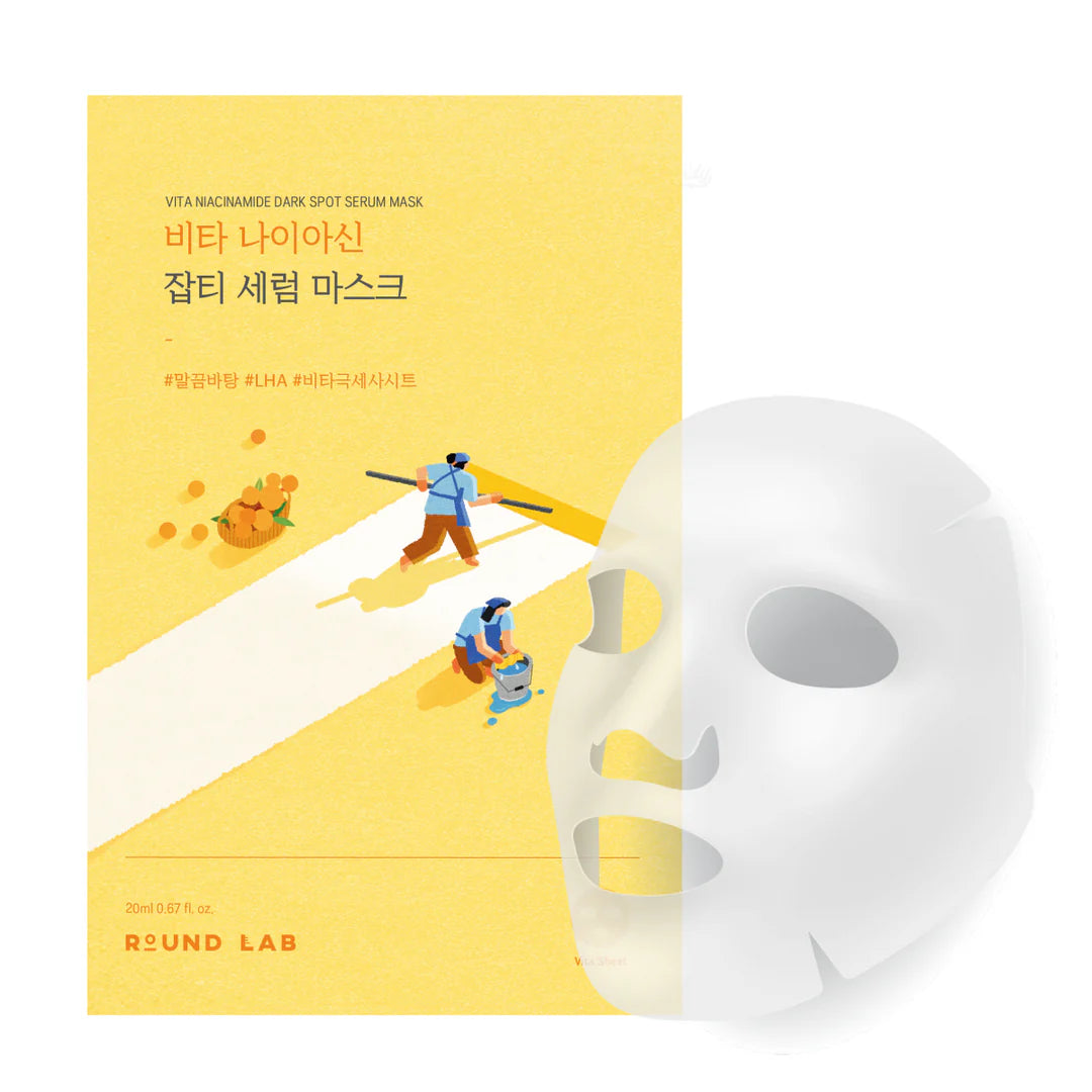 ROUND LAB Vita Niacinamide Dark Spot Serum Mask
