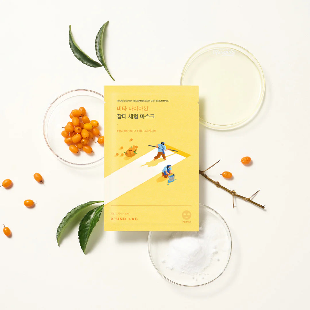 ROUND LAB Vita Niacinamide Dark Spot Serum Mask